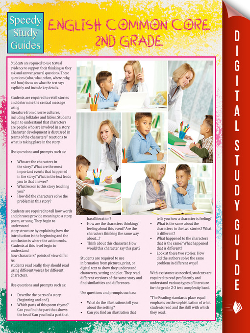 Title details for English Common Core 2nd Grade by Speedy Publishing - Available